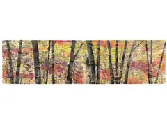 Jaune Quick–to–See Smith, A Cloudy Day, 1992, watercolor, sumi and charcoal on two joined sheets of paper