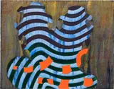 Thomas Nozkowski, UNTITLED (7-72), 1995, oil on linen mounted to panel