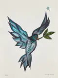 Marcel Dzama, Double-sided work: (i-ii) Why is the Dove Never Free