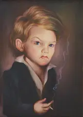 Nir Hod, Genius, 2010, oil on canvas