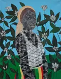 Odinakachi Okoroafor, Bush Girl IV, 2021, acrylic on canvas