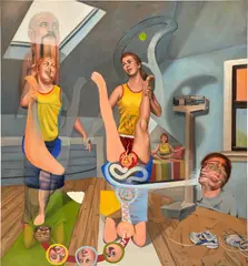 Pieter Schoolwerth, Mantra, 2006, oil on linen