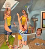 Pieter Schoolwerth, Mantra, 2006, oil on linen