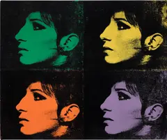 Deborah Kass, Four Barbras from the series Jewish Jackie, 1992, silkscreen and acrylic on canvas