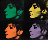 Deborah Kass, Four Barbras from the series Jewish Jackie, 1992, silkscreen and acrylic on canvas