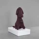 Cosima von Bonin, Untitled (The Purple St. Bernard With Box)