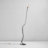 Franz West, "Privat Lampe des Kunstlers II" floor lamp, 1989, welded iron and electrical fittings