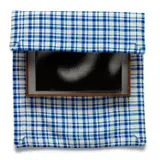 Elad Lassry, Untitled (Artwork), 2013, gelatin silver print, walnut frame and 4-ply silk