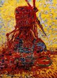 Mill in Sunlight, After Piet Mondrian from the series Pictures of Pigment by Vik Muniz, 2006, chromogenic print, Diasec-mounted, sold Jul 2023