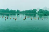 Zhang Huan, To Raise the Water Level in a Fish Pond (Distant)