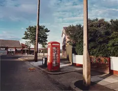 Paul Graham, Graffiti on Phonebox, Belfast from the series Troubled Land, 1985, chromogenic print