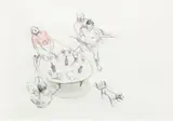 Charles Avery, "What them dogs don't know they know", 2000, graphite and colored pencil on paper