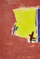 Kikuo Saito, Five Pines, 1981, oil on canvas