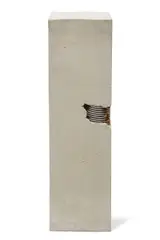 Theaster Gates, Stand-Ins for a Period of Wreckage 7, 2011, white concrete, porcelain and cardboard