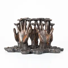 Corona by Sanford Biggers, 2014, bronze, sold Sep 2023
