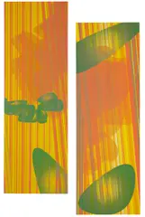 Jorge Pardo, Untitled, 2004, inkjet on canvas, diptych