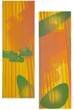 Jorge Pardo, Untitled, 2004, inkjet on canvas, diptych
