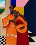 Negyem Adonoo, Love, An Enigma, 2023, acrylic on canvas