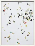 Adam McEwen, Bomber Harris, 2009, acrylic and chewing gum on canvas