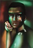 Louisa Gagliardi, Maze, 2016, digital print, gel medium and nail polish on PVC