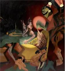 Pieter Schoolwerth, The Actor, 2007, oil on canvas