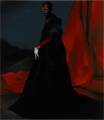 Meia-Noite by Gustavo Nazareno, 2021, oil on canvas, sold Sep 2023