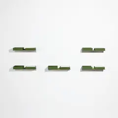 Nayland Blake, Untitled, 1989, metal shelves, cloth bound books, envelopes and paper, in 10 parts