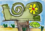 Carroll Dunham, Seven Trees, 2008, watercolor, graphite and pastel on paper