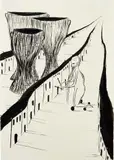 Henk Visch, Untitled, 1985, ink on paper