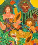 Koichi Sato, Beauty On The Duty, 2020, acrylic and oil on canvas