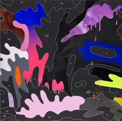Anselm Reyle, Untitled, 2011, mixed media on canvas
