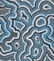 Bernard Frize, Sadi, 2014, acrylic and resin on canvas