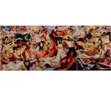Martha Rosler, Hothouse, or Harem from the series Body Beautiful, or Beauty Knows No Pain, 1966–1972, photomontage printed as chromogenic print, flush-mounted to acrylic