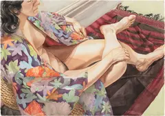 Untitled by Philip Pearlstein, 1983, watercolor on paper, sold Dec 2023