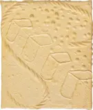 Martin Kippenberger, Untitled, 1991, foil, latex, acrylic, pigment and gauze on canvas