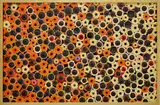 Piotr Uklański, Untitled (Aurora), 2011, pencil shavings and Plexiglas, in artist's frame