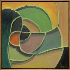 Interieur No. 347 by Anton Henning, 2007, oil on canvas, in artist's frame, sold Dec 2023
