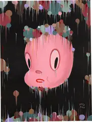 Gary Baseman, Release of Gertrude VII, 2008, acrylic on canvas