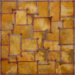 Nathan Slate Joseph, Silks II, 2006, pure color pigment on galvanized steel