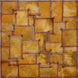 Nathan Slate Joseph, Silks II, 2006, pure color pigment on galvanized steel