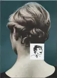 Oliver Osborne, Hair, Neck and Ear (boy), 2014, oil and paper collage on linen