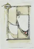 Martin Kippenberger, Untitled from the series Frank Sinatra, 1994, pastel on hotel stationery