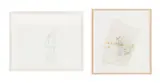 Francis Alÿs, Two works: (i) Untitled ; (ii) Set Theory, 1999, (i) pencil on vellum (ii) pencil and masking tape on vellum collage
