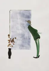Untitled by Sanya Kantarovsky, 2013, monotype on paper, offered Dec 2023