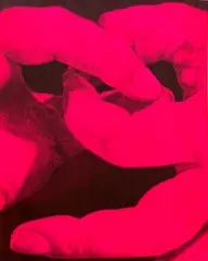 Kiko Escora, HAPPYPHOBIA: Me Love You Long Time Please Touch Me Not, 2022-2023, charcoal and acrylic on canvas