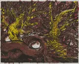 Han Sai Por, Nestles 5, 2013, wood block and coloured STPI handmade cotton paper