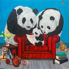 It Was Just Right by Sandra Lee, 2023, oil on linen, offered Nov 2023