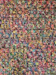 Sam Penaso, Crossword, 2022, mixed media