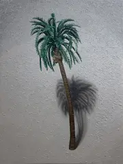 Jan Balquin, Synthetic Coconut Tree, 2023, oil on canvas