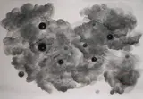 Iwan Effendi, Equate, 2022, charcoal and soft pastel on 300 gsm watercolour paper